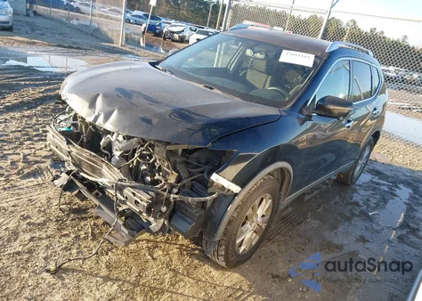 2016 Nissan Rogue Sv z USA, uszkodzony, nr VIN KNMAT2MT2GP696874